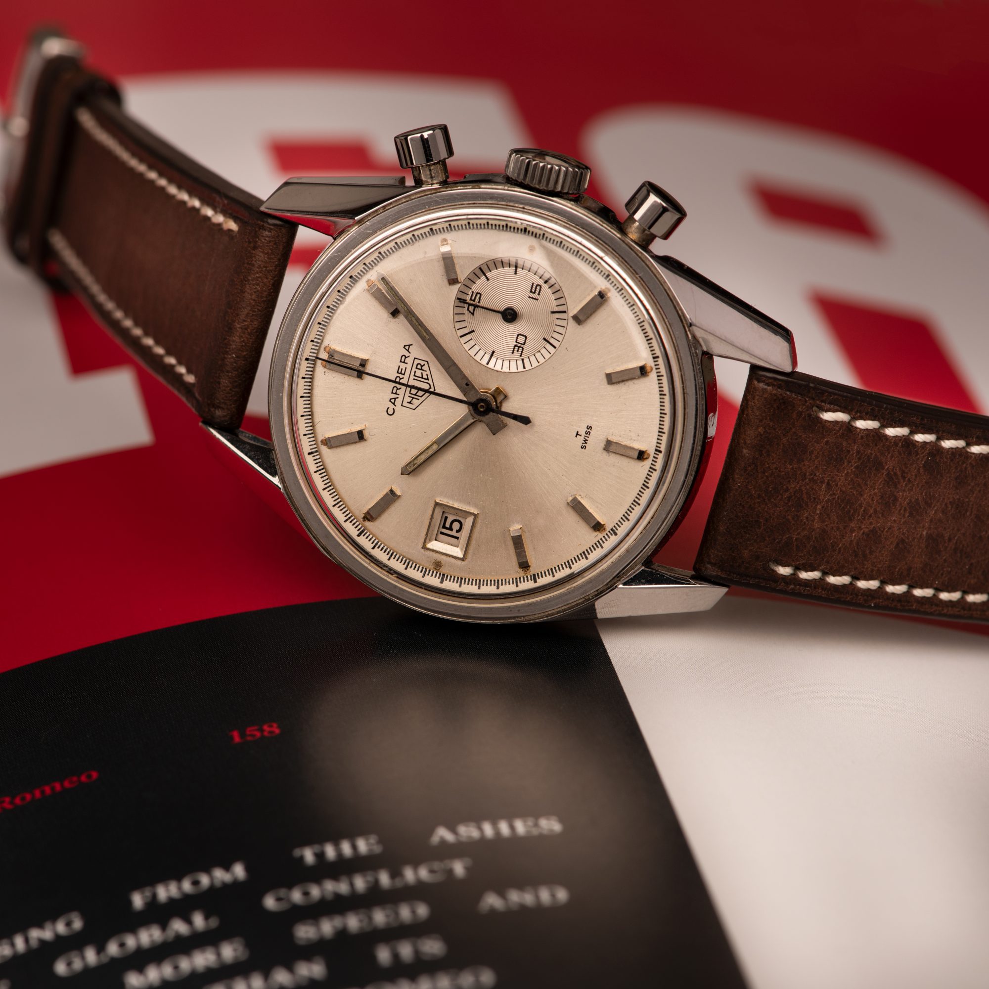 Heuer Carrera Dato 3147S 1028 Stainless steel Silver 1960 Dealer