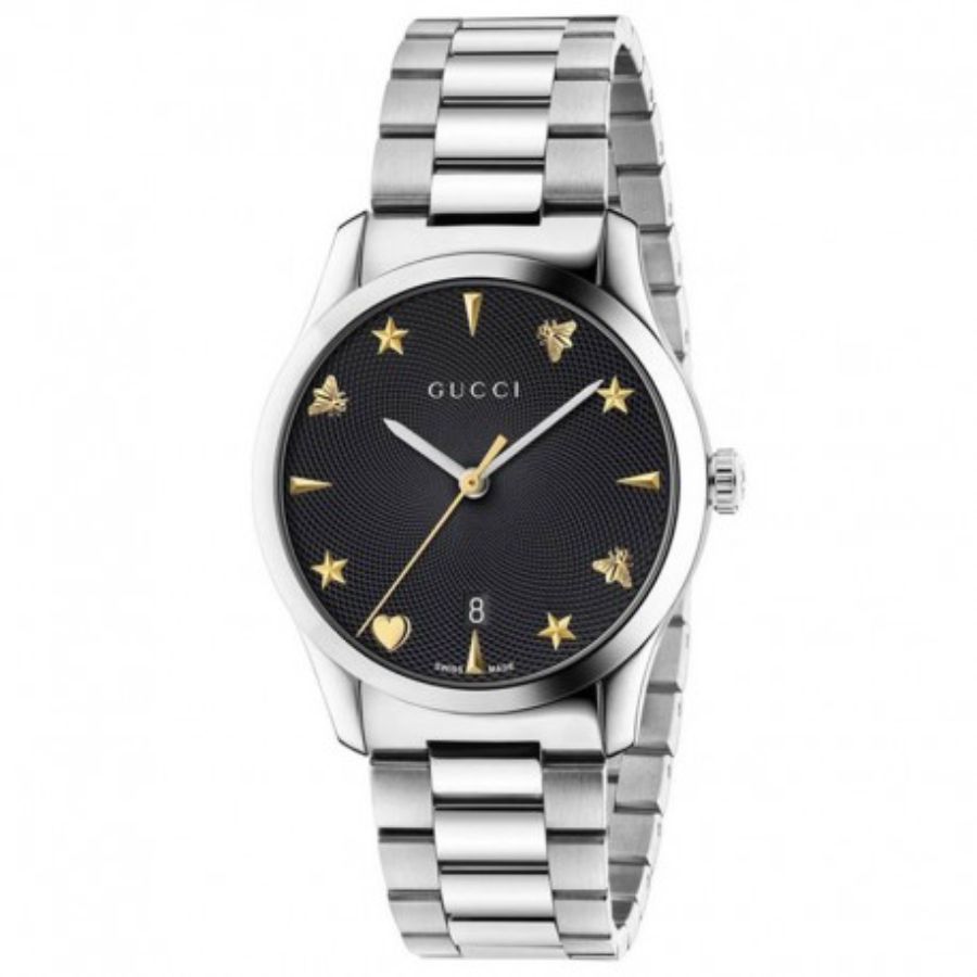 Gucci 101.2 Stainless steel Black | Dealer | EveryWatch