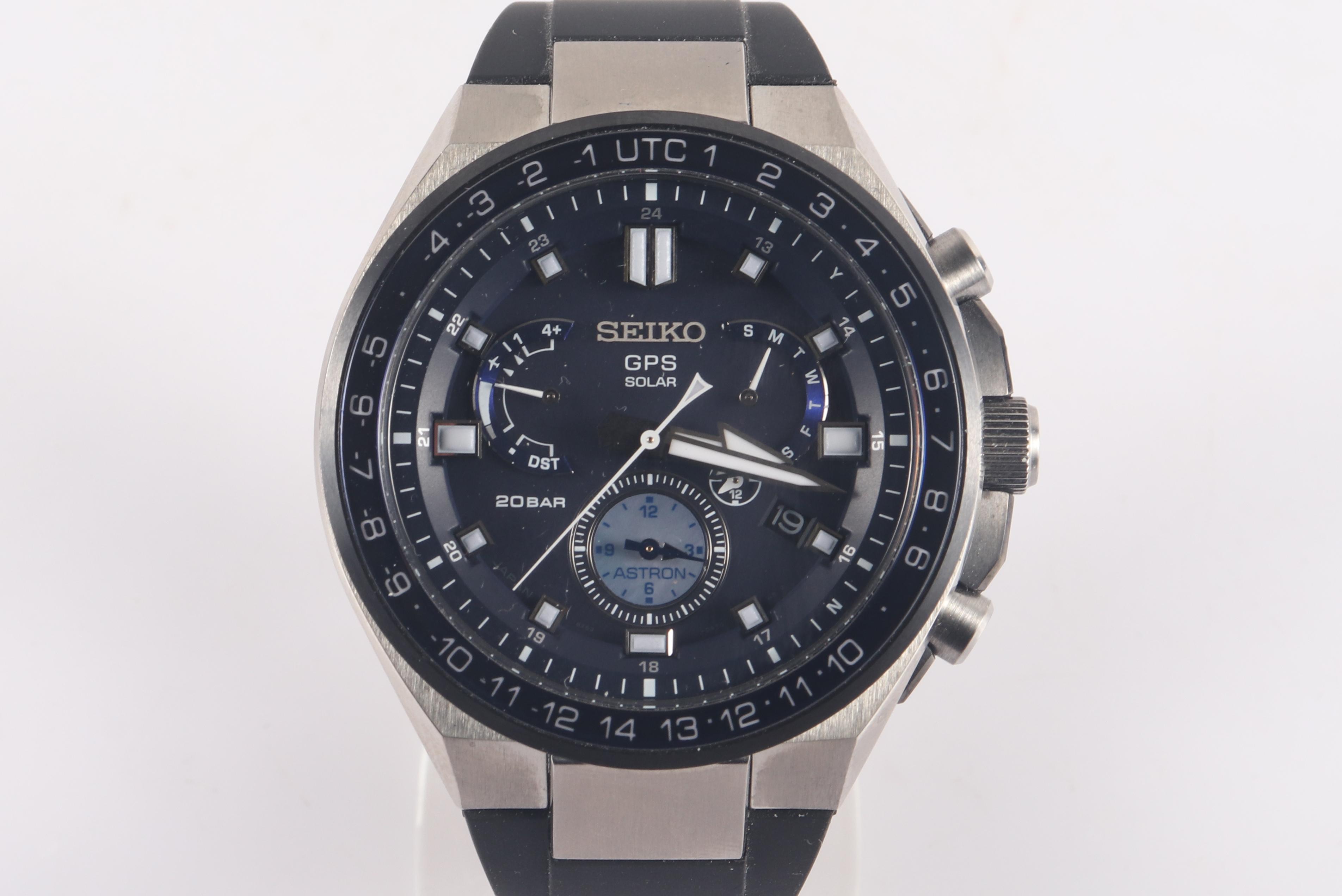 Seiko Astron GPS Solar 8X53-0AB0 Titanium Black Japan | Dealer
