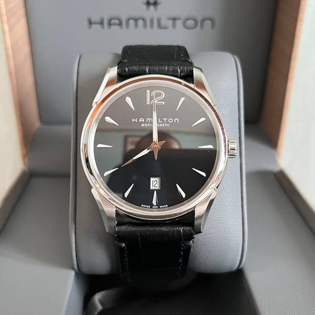 Hamilton Jazzmaster Slim H38615735 Stainless steel Black Italy