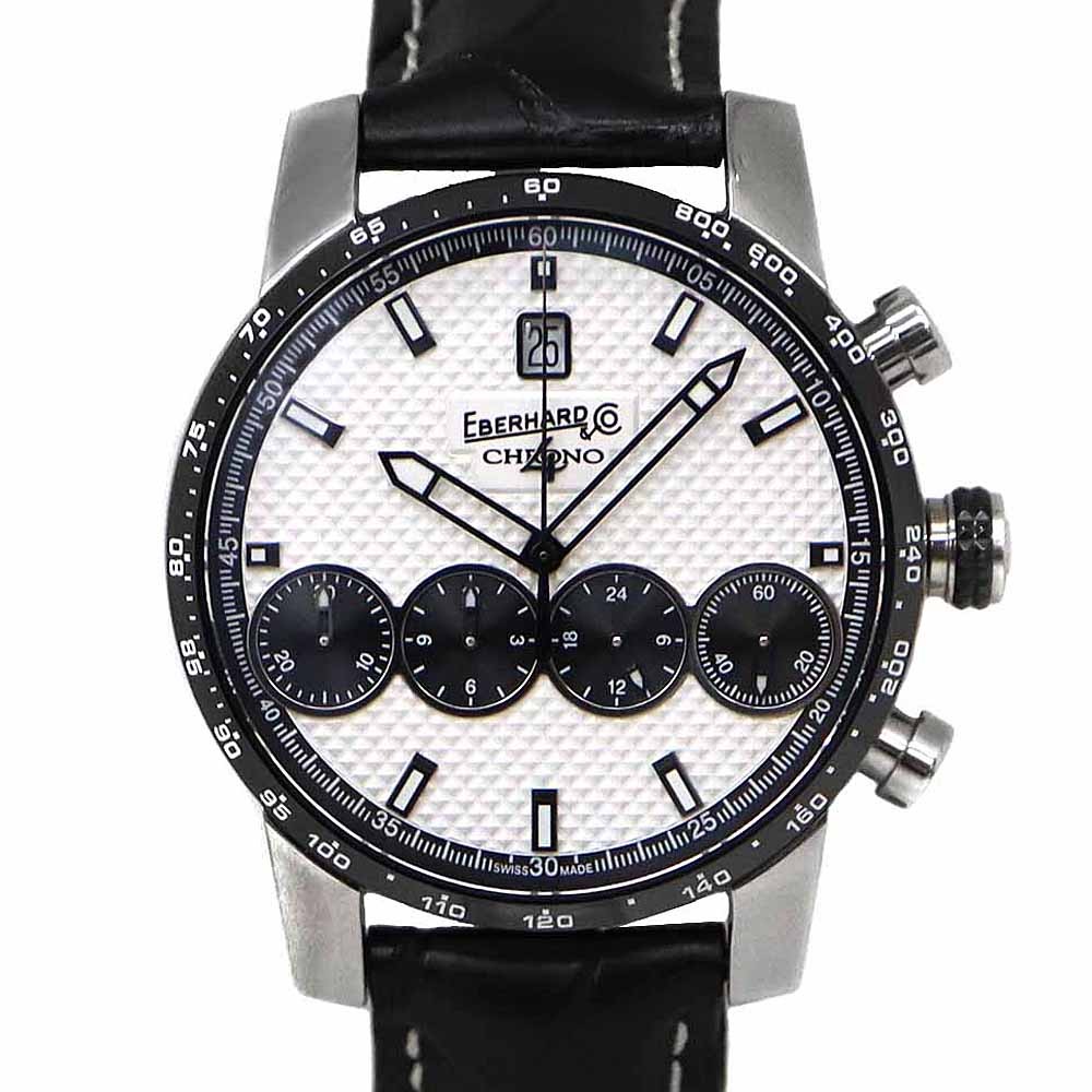 Eberhard Chrono 31043 Stainless steel White 2000 Italy