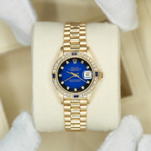 Rolex Lady-Datejust 69088 Yellow gold Blue United Kingdom | Dealer