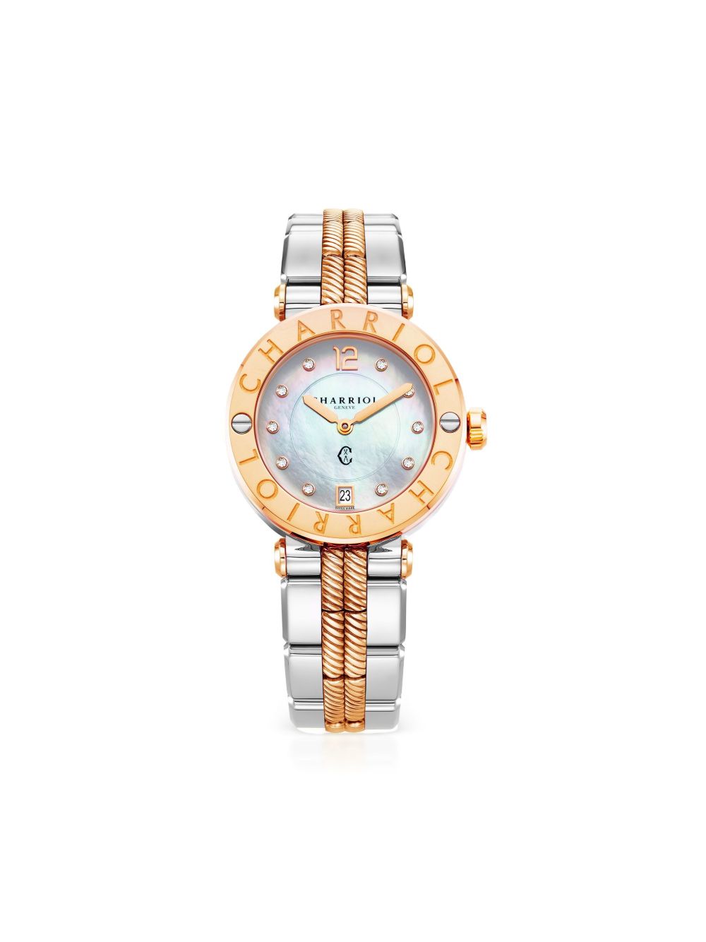 Charriol 11.92.2237 Yellow gold and Stainless steel and PVD White