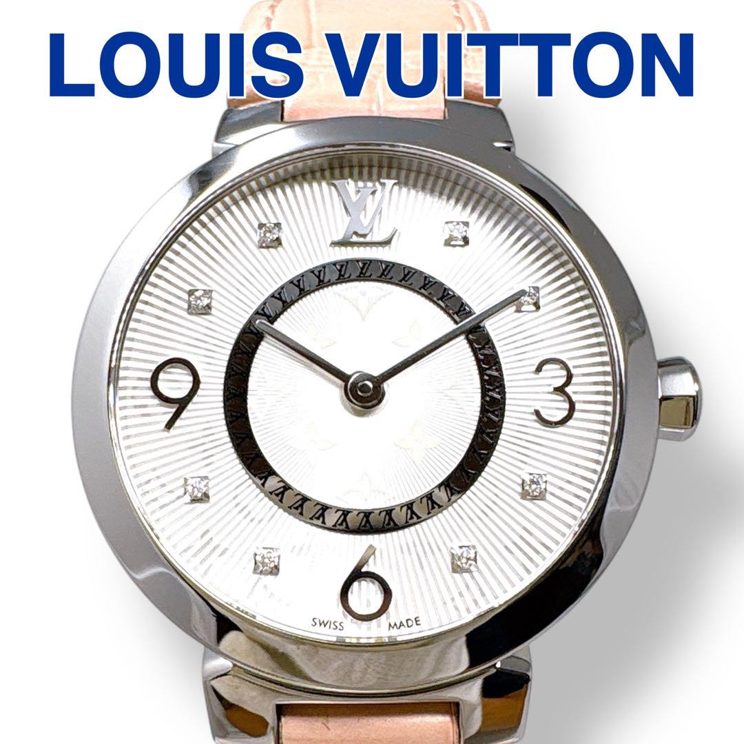 ルイ・ヴィトン LOUIS VUITTON QA005 タンブールスリム モノグラム  