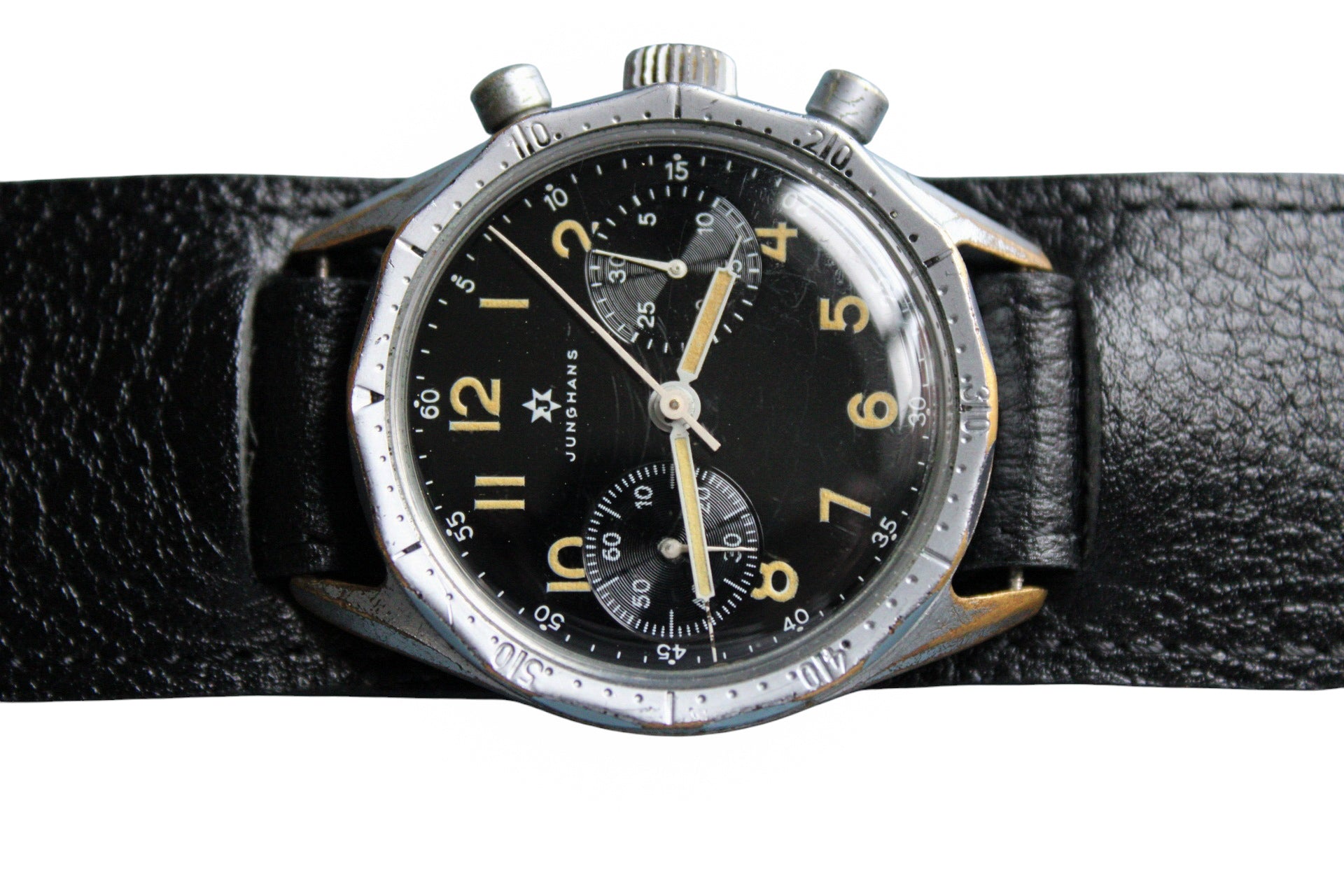 Bundeswehr Junghans Flieger Chronograph J88 Pilote BundesMarine