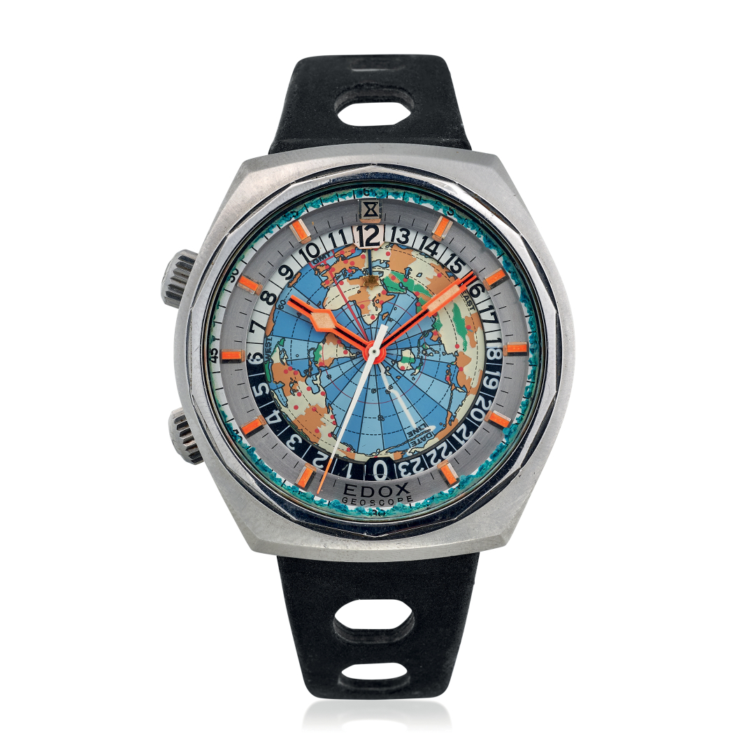 Edox 10242-TINR-NIR Stainless steel Black Germany Dealer