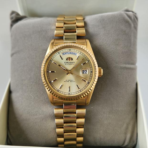 Orient FEV03002GY Stainless steel Champagne | Dealer | EveryWatch