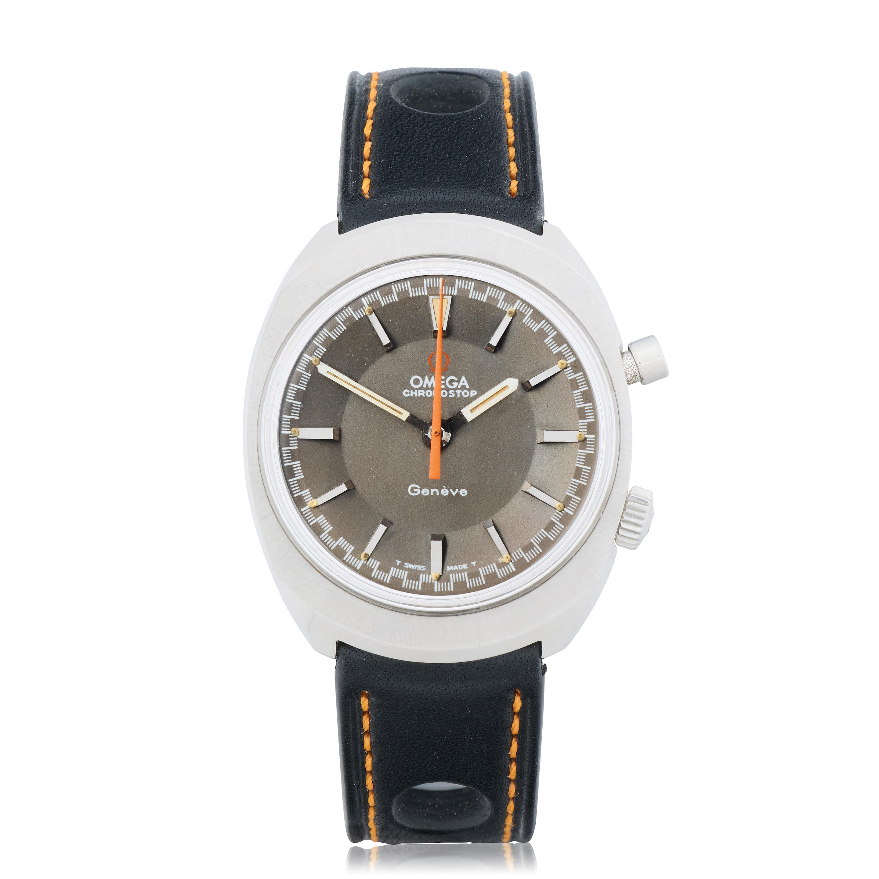 Omega Genève Stainless steel Gray 1968 Italy Dealer