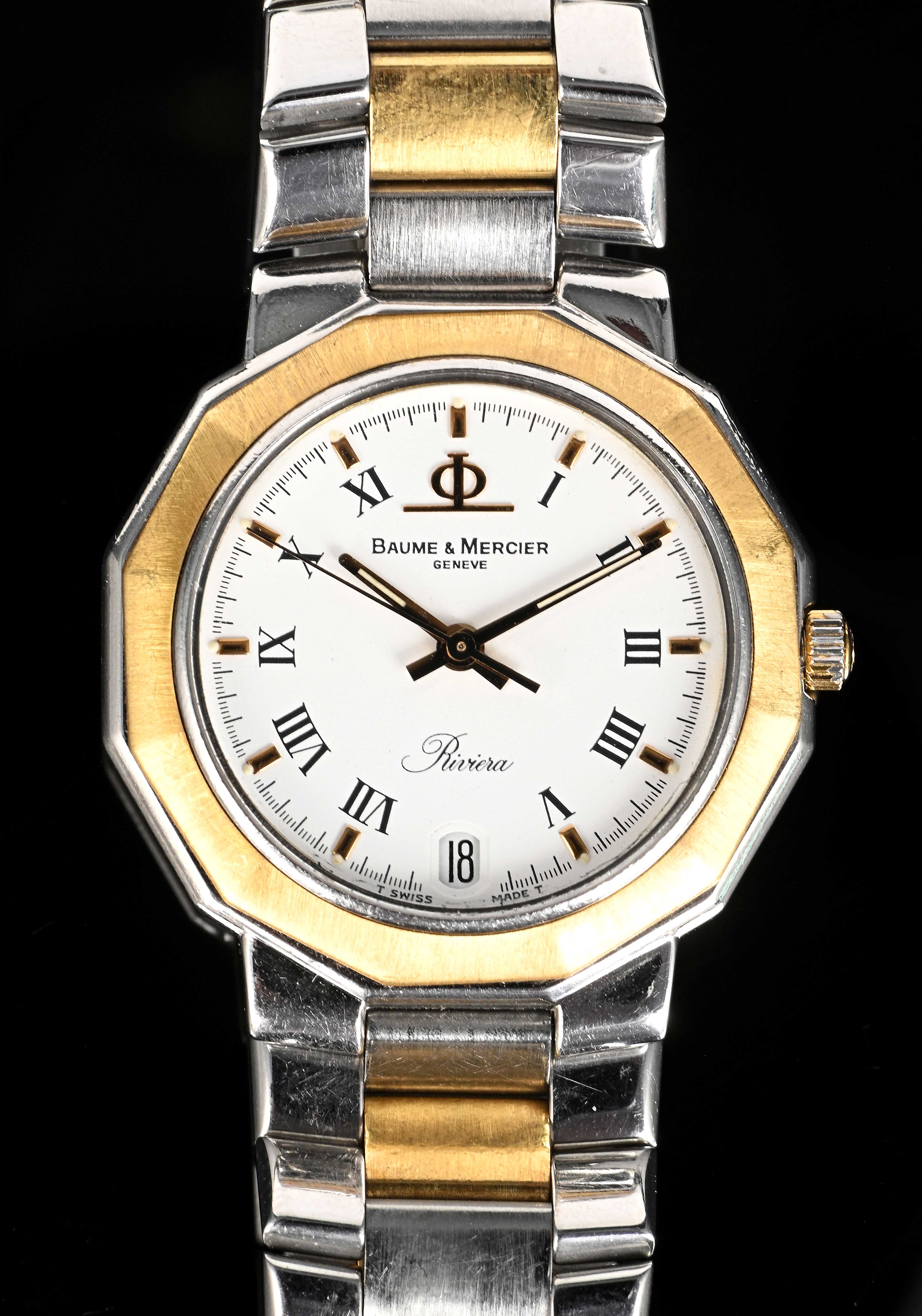 Baume & Mercier No 5131.038ブームメント Baume & Mercier Riviera 5130.038 Stainless steel White | EPPLI