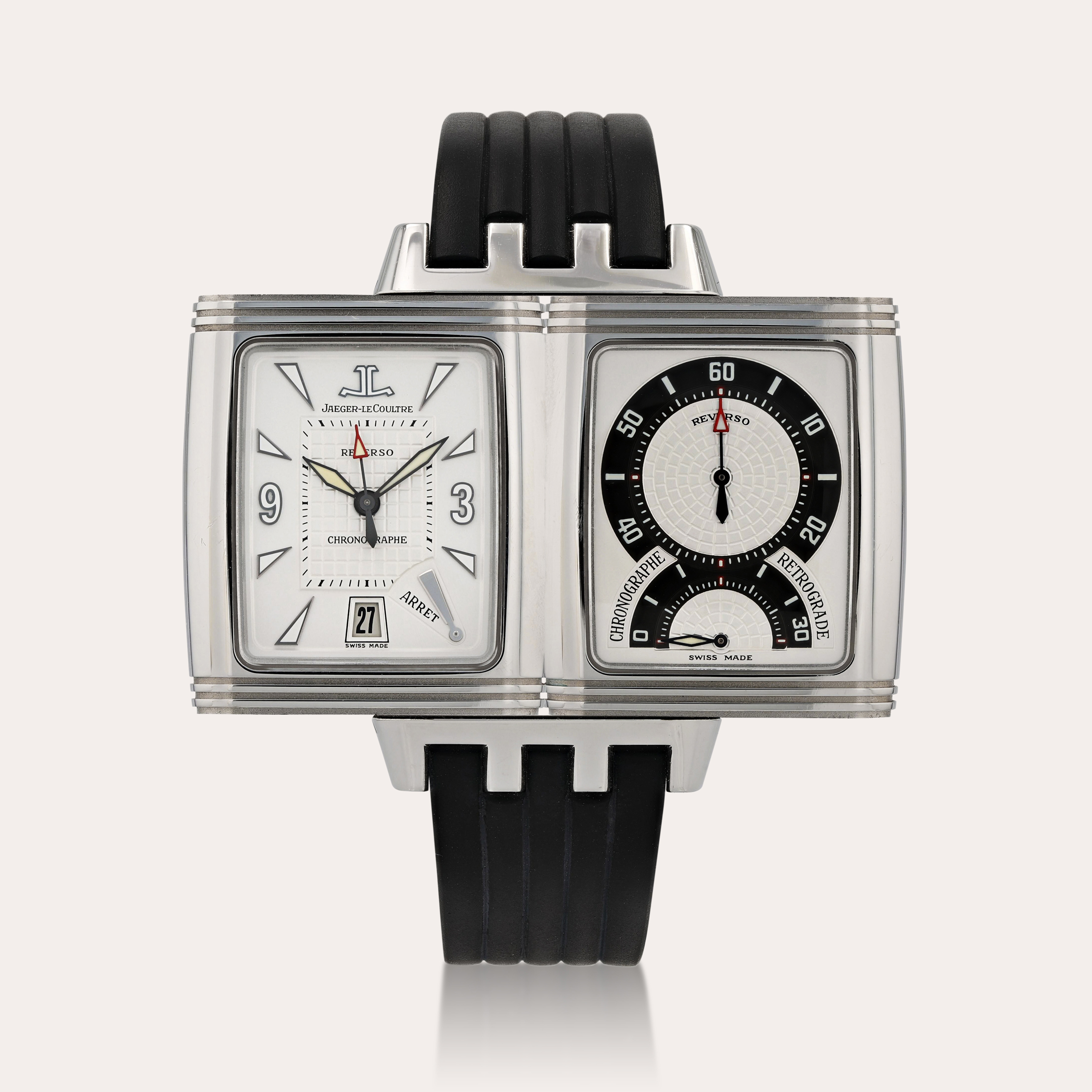 Jaeger-LeCoultre Reverso Grand Sport 295.8.59 Stainless steel Gray