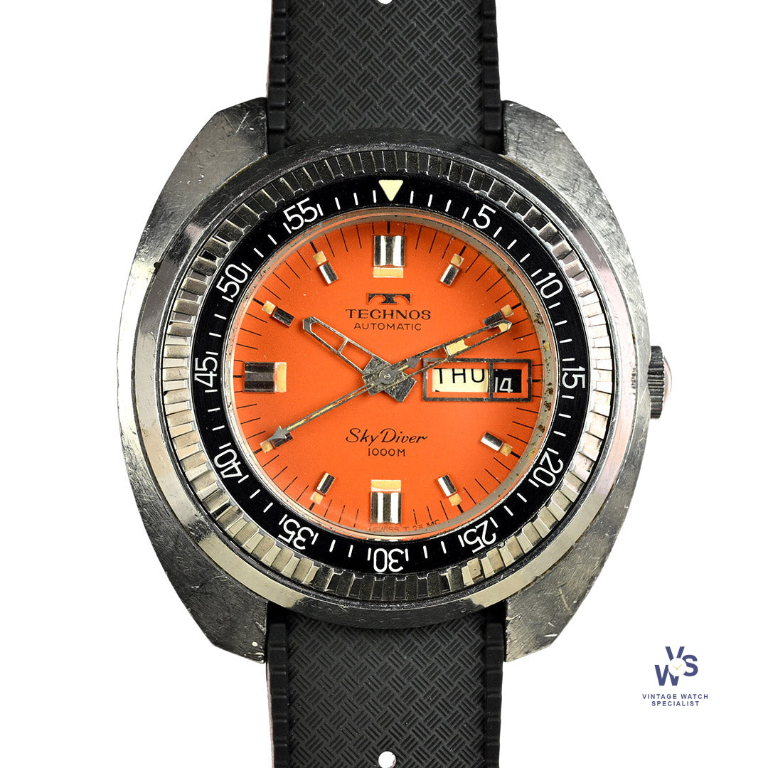 Technos SKY Stainless steel Black 1968 United States | Dealer