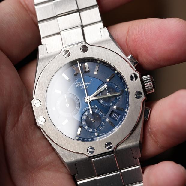 Chopard St. Moritz 8333 Stainless steel Blue Japan | Dealer