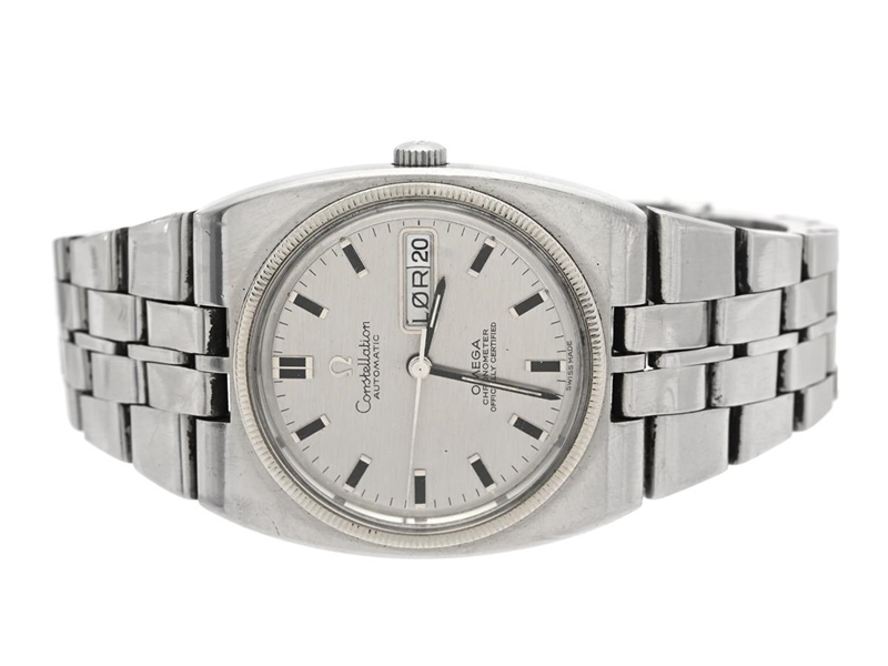 Omega Constellation Stainless steel Blue 2010 Latvia