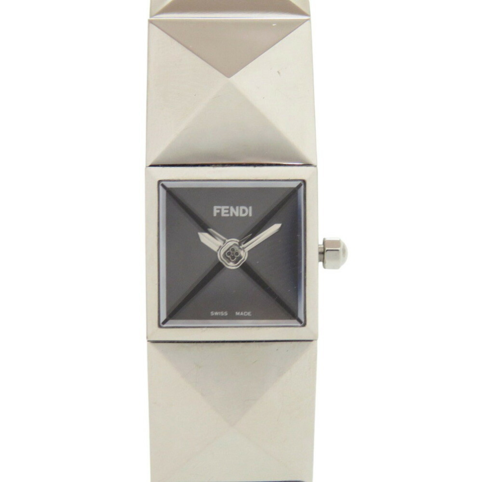 Fendi ピラミッド バングルウォッチ 4250L Fendi Pyramid 4250L Stainless steel Black | Dealer | EveryWatch
