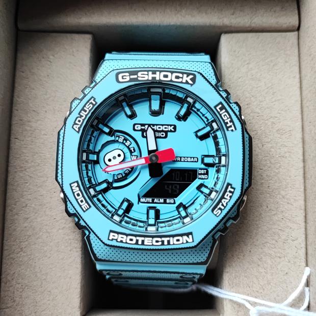 Casio G-Shock GA-2100MNG-2AJR Plastic Blue Sweden | Dealer
