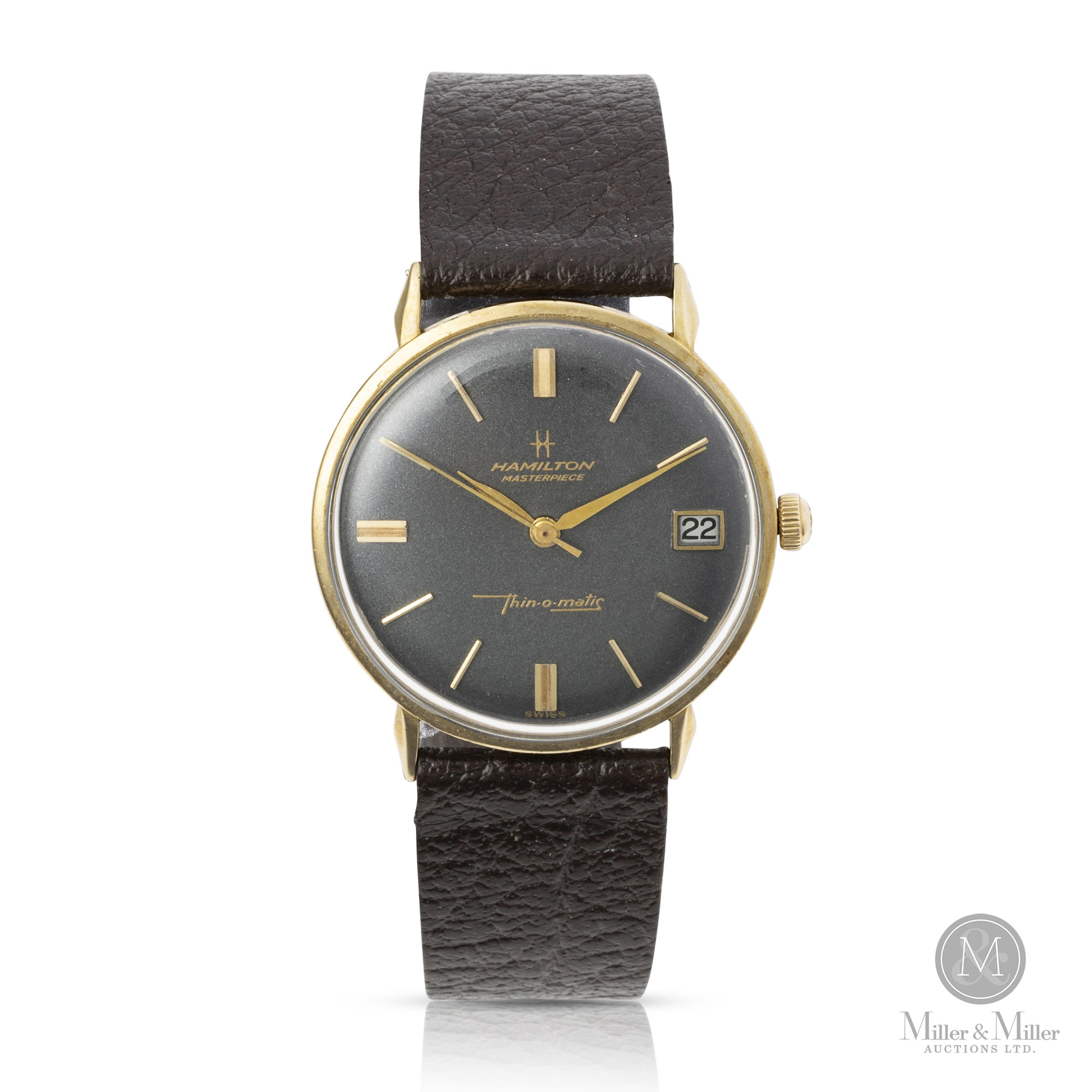 Hamilton Thin-O-Matic H384150 Stainless steel White Japan | Dealer