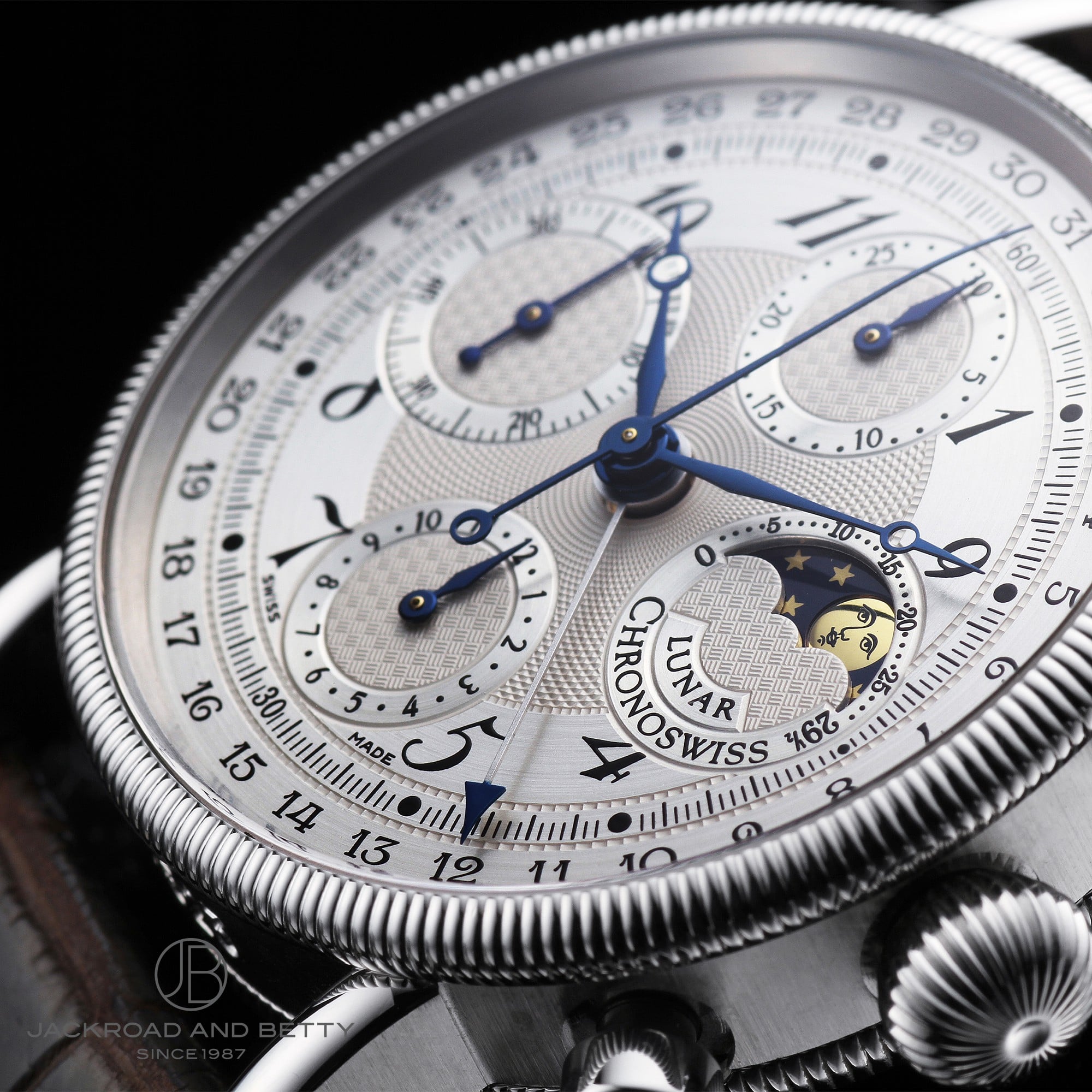 Chronoswiss Lunar Chronograph CH7523L Stainless steel Silver Japan
