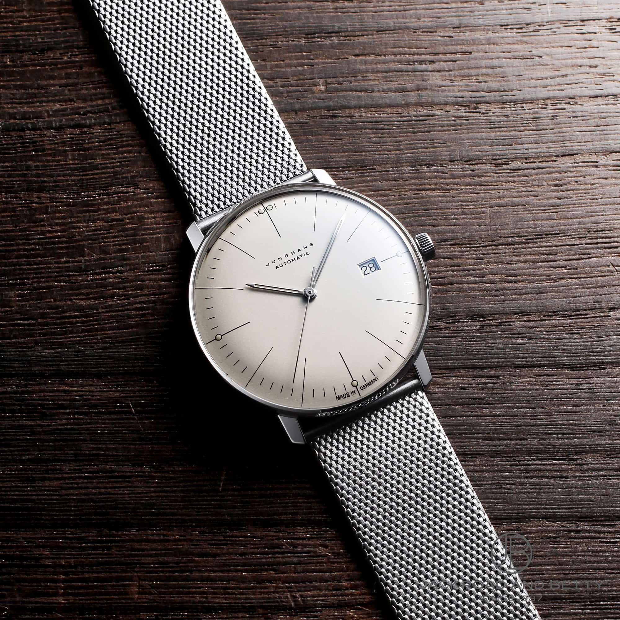 Junghans max bill 27/3702.02 Stainless steel Black Germany