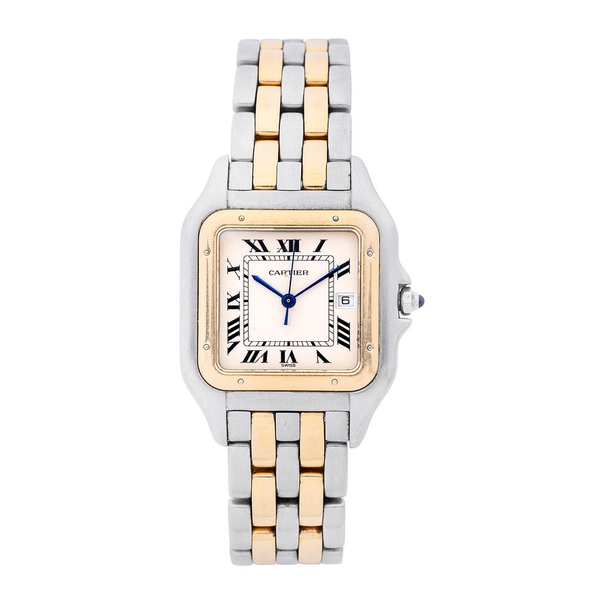ソリッドステート大納言 Cartier Panthère 187957 Yellow gold and Stainless steel White