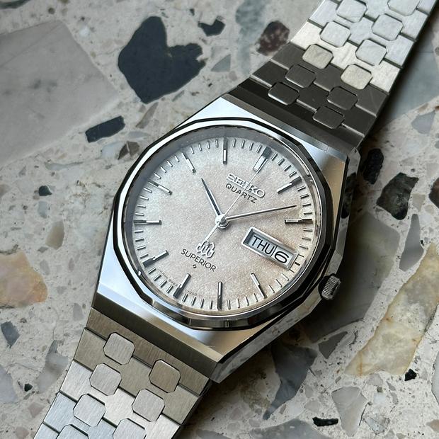 SEIKO SUPERIOR TWIN QUARTZ 稼働品 9983-7000 seiko-superior-9983-7000-