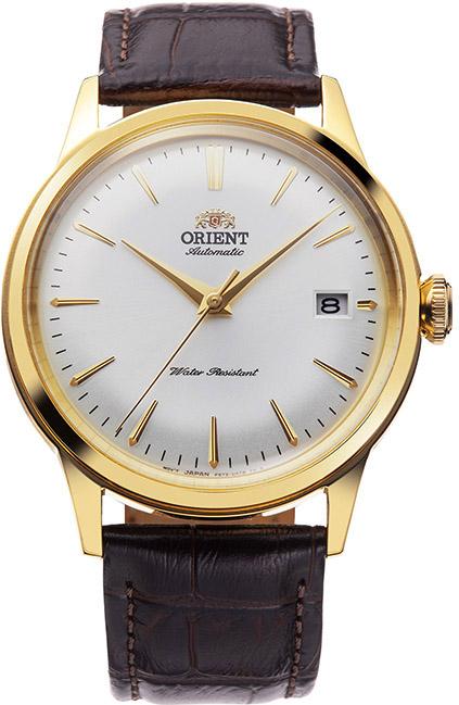 Orient RK-AT0103Y Yellow gold and Stainless steel Brown