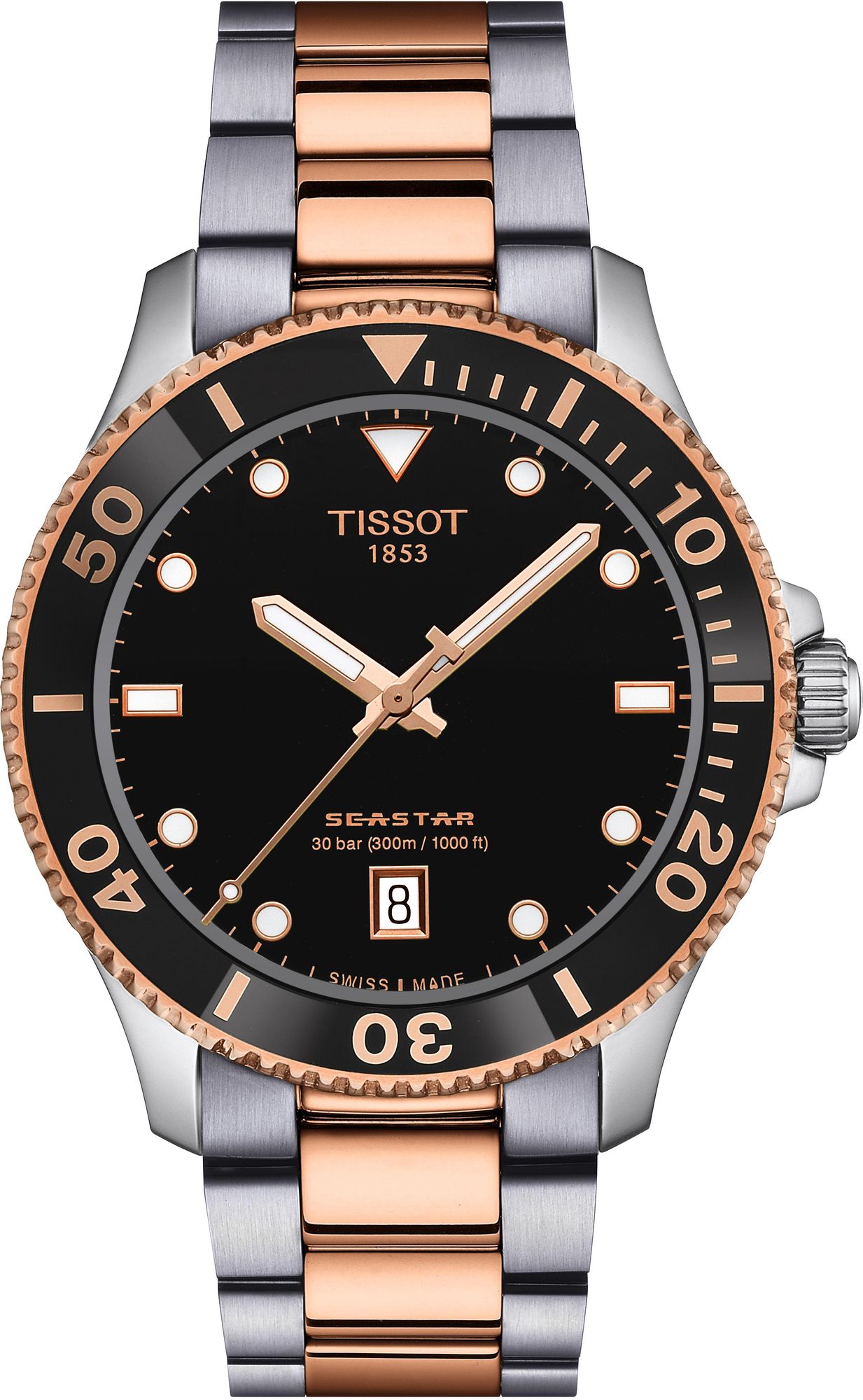 Tissot Seastar 1000 T120.410.22.051.01 Stainless steel Black