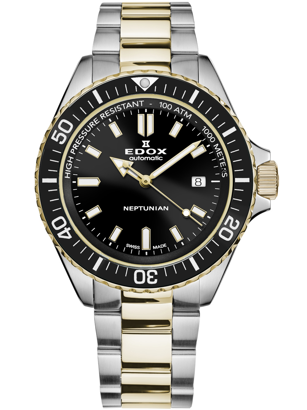 Edox Chronoffshore-1 80099 3R NIN Stainless steel Black | Dealer