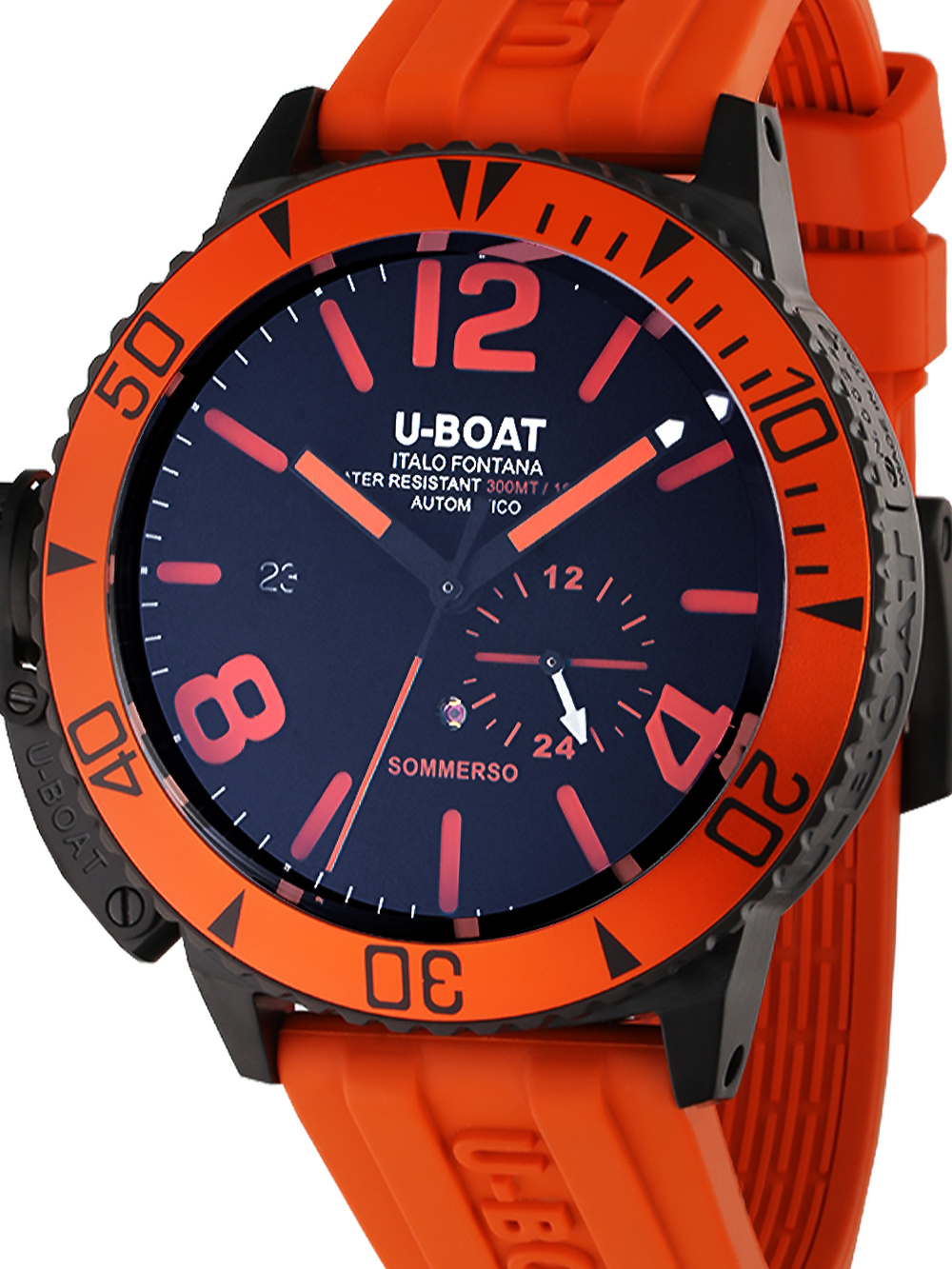 U-Boat Flightdeck CAB 6122 Stainless steel Black | August Jewels