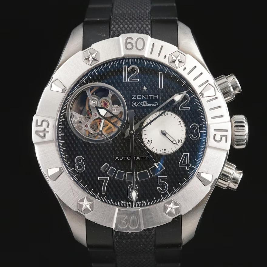 Zenith Defy El Primero 03.0526.4021 Stainless steel Black | Dealer
