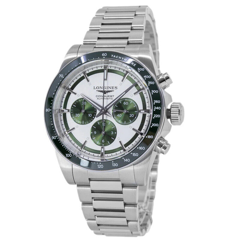 Longines Conquest L3.257.4.56.7 Ceramic and Stainless steel Black