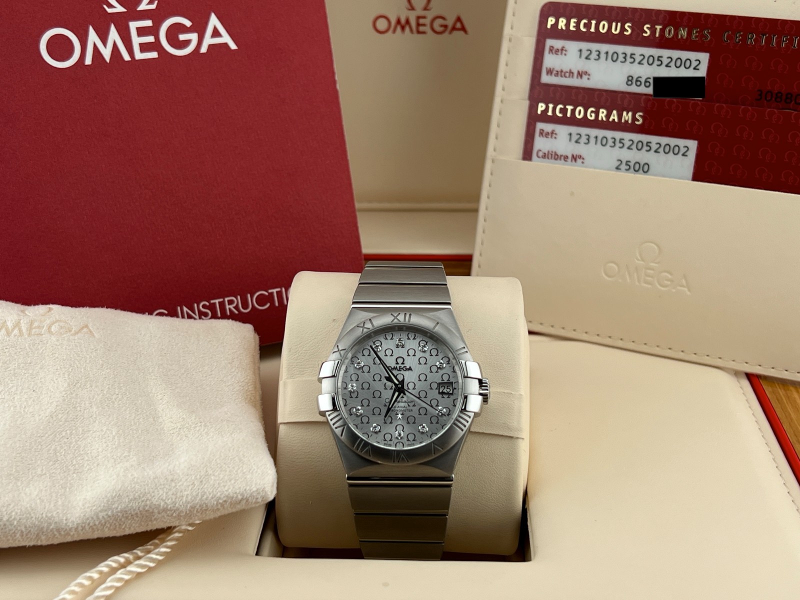 Omega Constellation 123.10.35.20.52.002 Stainless steel Silver 