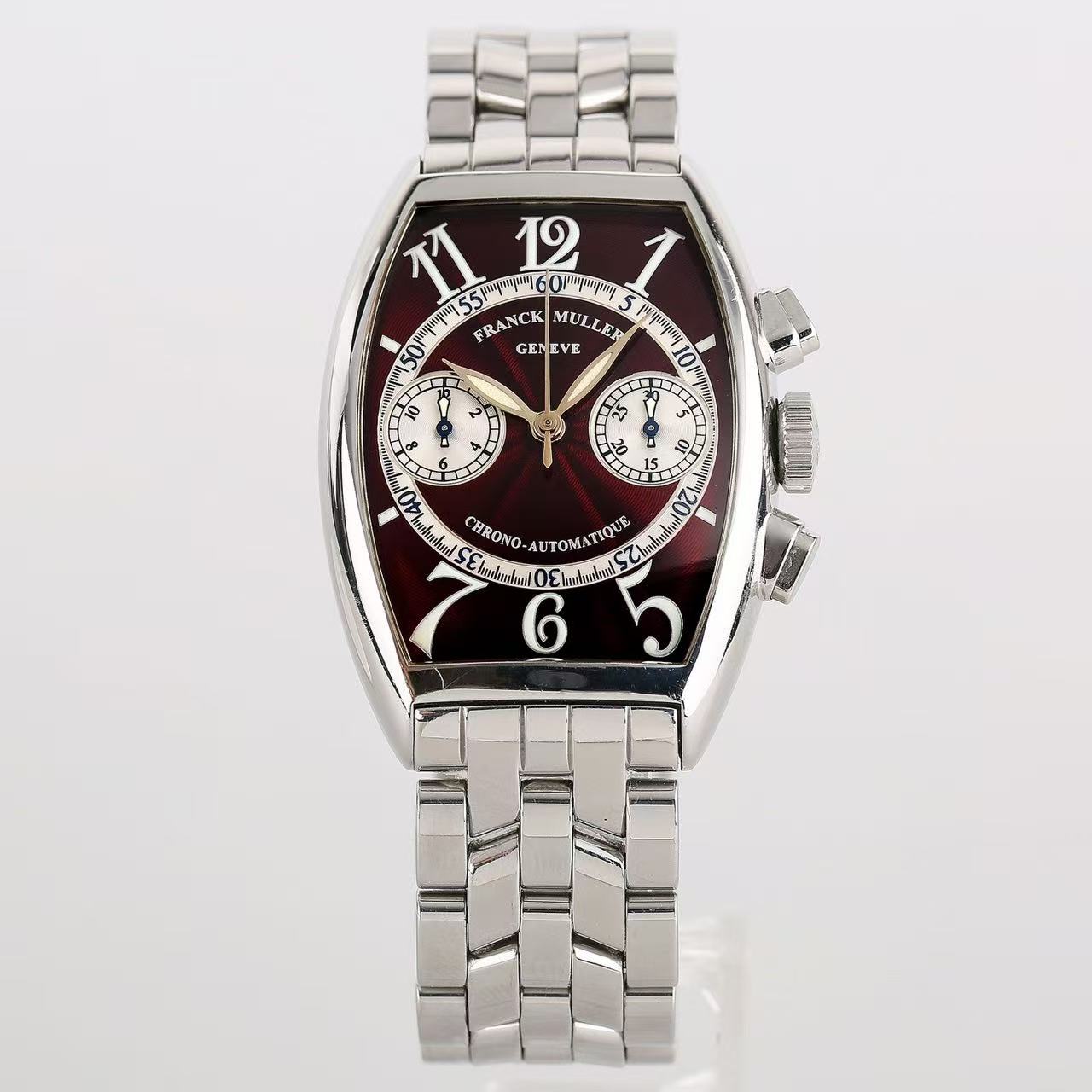 Franck Muller Casablanca 5850 CC White gold Silver | Fine 