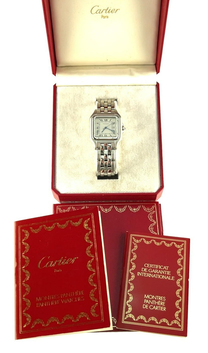 Cartier Panthère de Cartier Large 4014 Yellow gold Silver | EveryWatch
