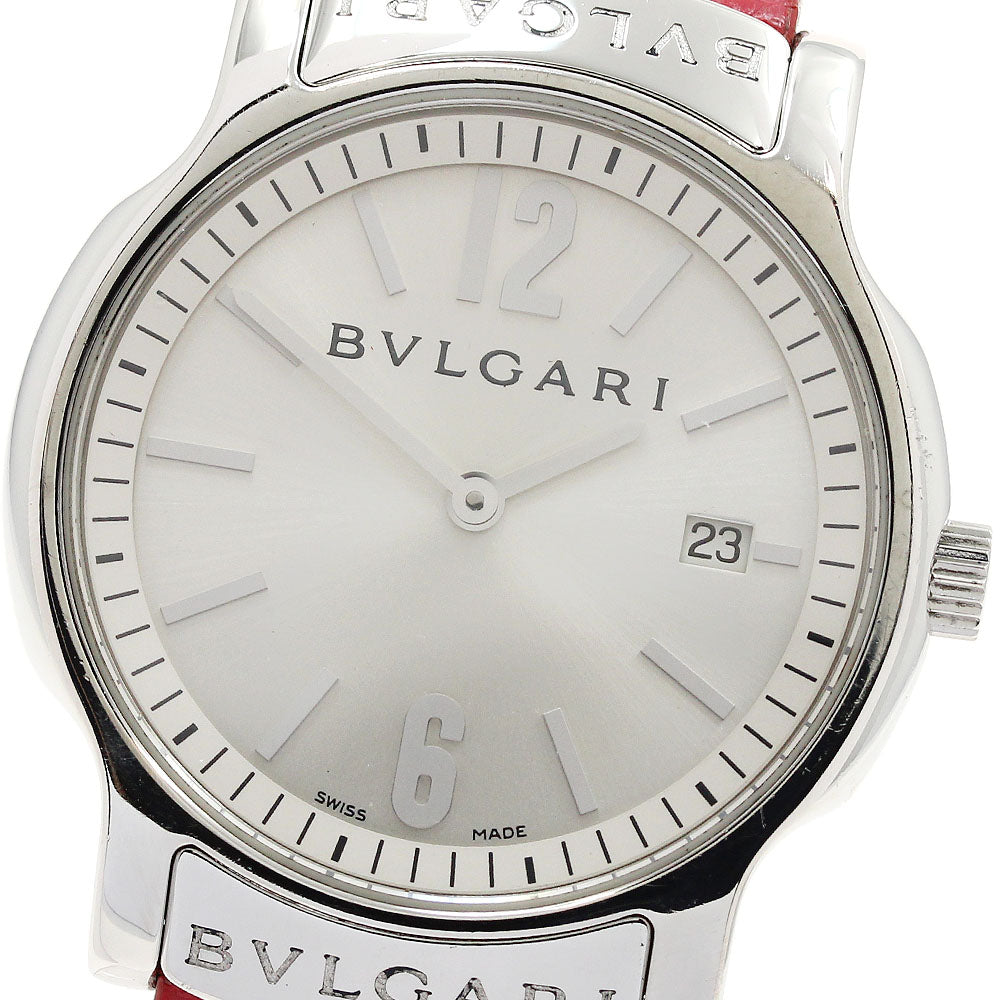 BVLGARI Solotempo ST35S アナログ 腕時計 White BVLGARI Solotempo ST35S Stainless steel White 2001 Japan | Dealer