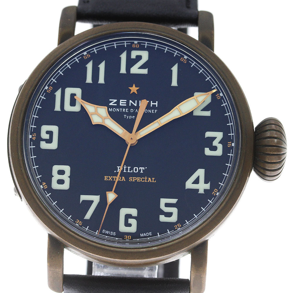Zenith Pilot 03.2240.4069/21.C803 Stainless steel Black | Dealer