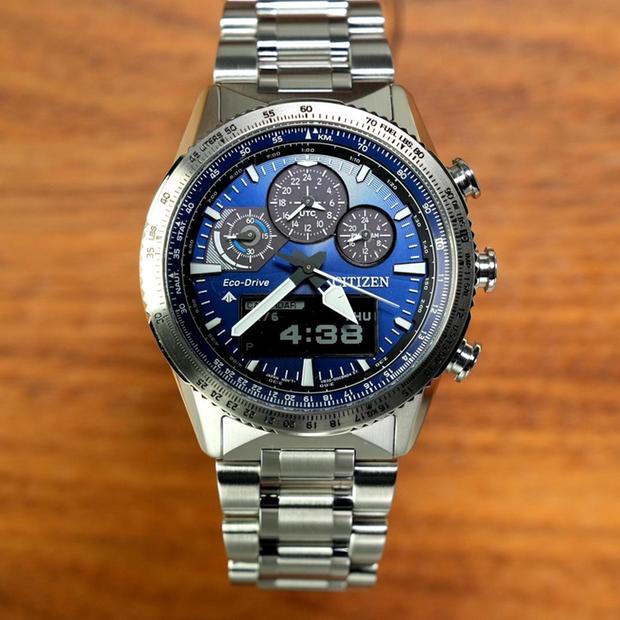 Citizen Promaster Sky JV2000-51L (ECO-DRIVE) Stainless steel Blue