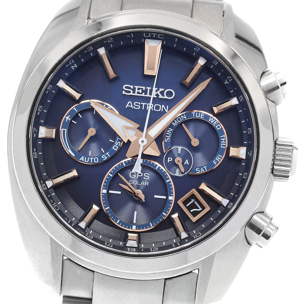 時計 SEIKO ASTRON SBXC049 5X53-0AJ0 Seiko Astron SBXC049/5X53-0AJ0 Stainless steel Navy blue Japan