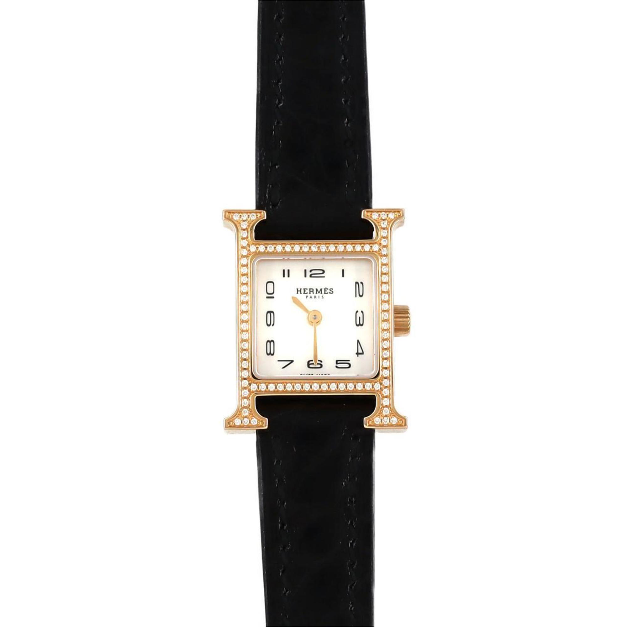Hermès Heure H HH1.710 Stainless steel White 2010 | Montres de 