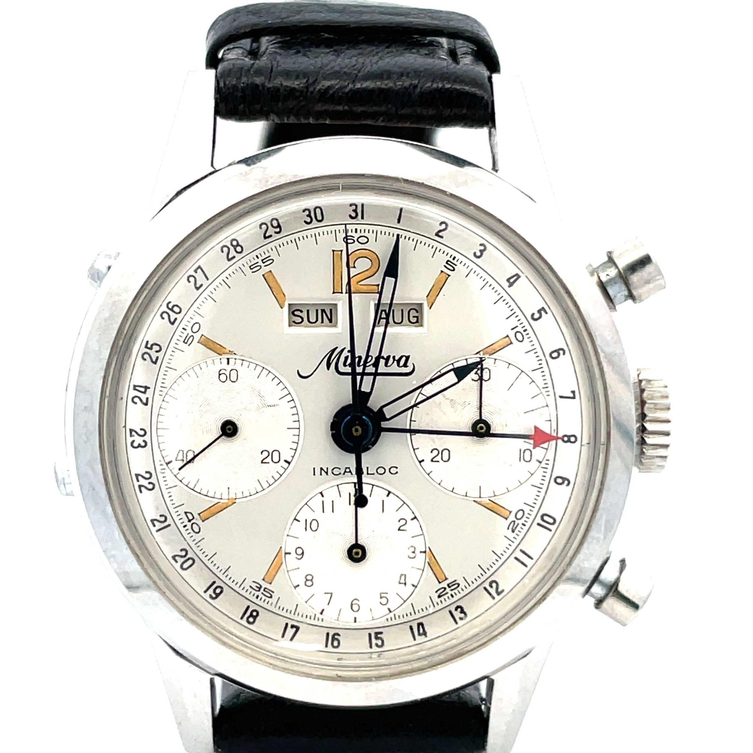 Mehho Minerva様 Minerva VF 712 Stainless steel White 1960 | Dealer | EveryWatch