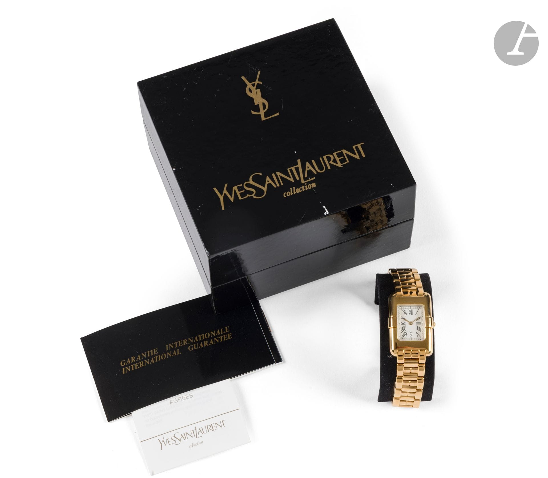 Yves Saint Laurent Heart Motif 4520-H15556 Stainless steel United