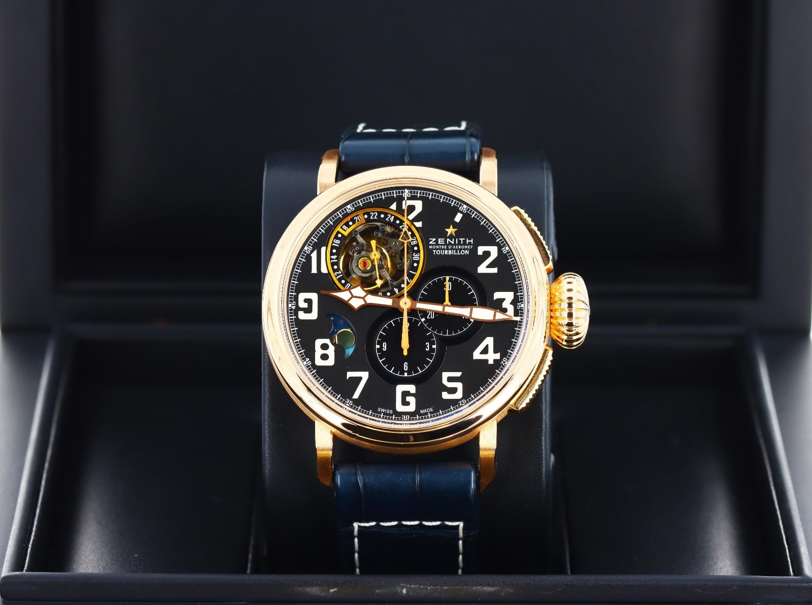 Zenith Pilot Type 20 18.2430.4034/21.C721 Rose gold Black 2014