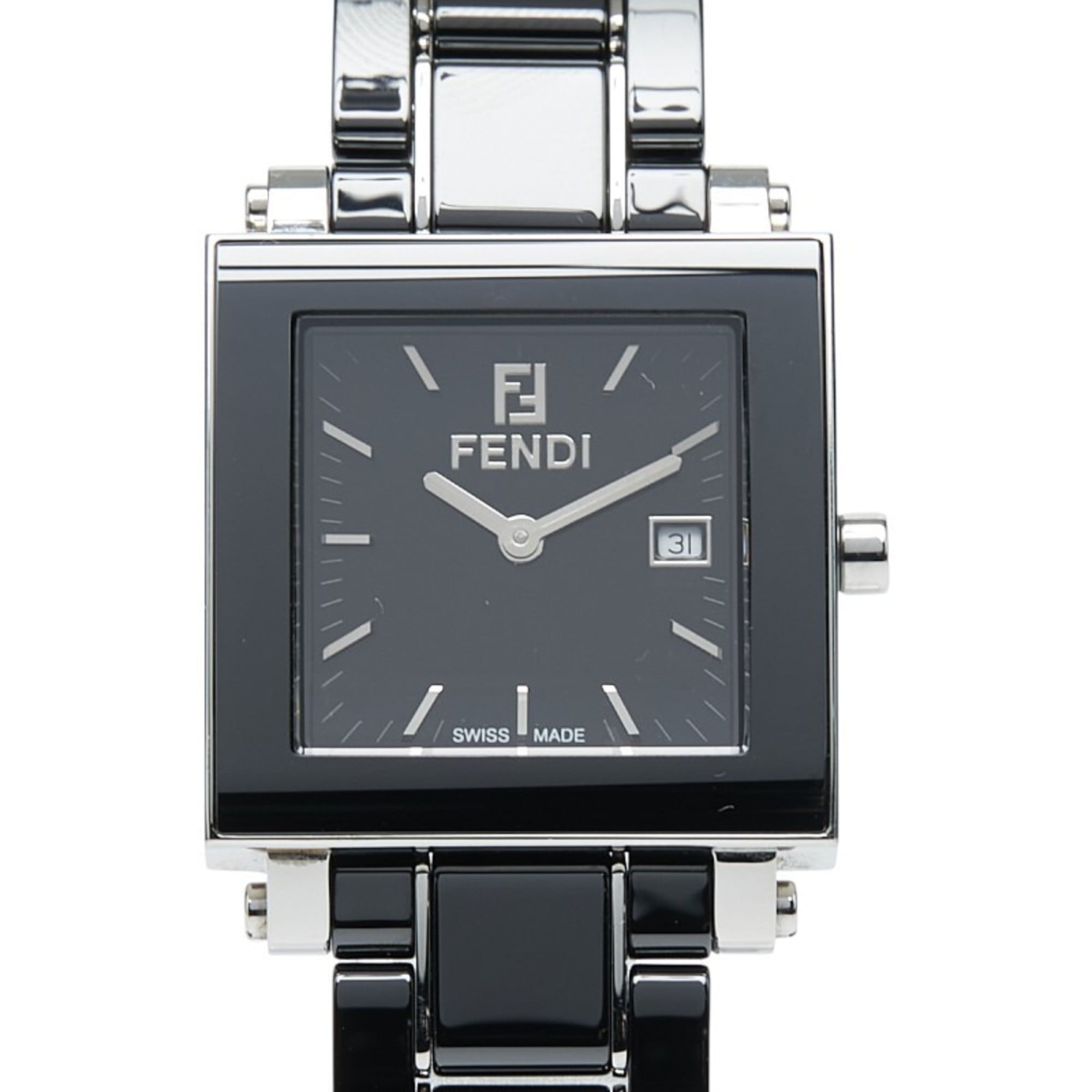 FENDI 腕時計 Fendi 19mm Forever Fendi FF Diamond Bracelet Watch | Neiman Marcus