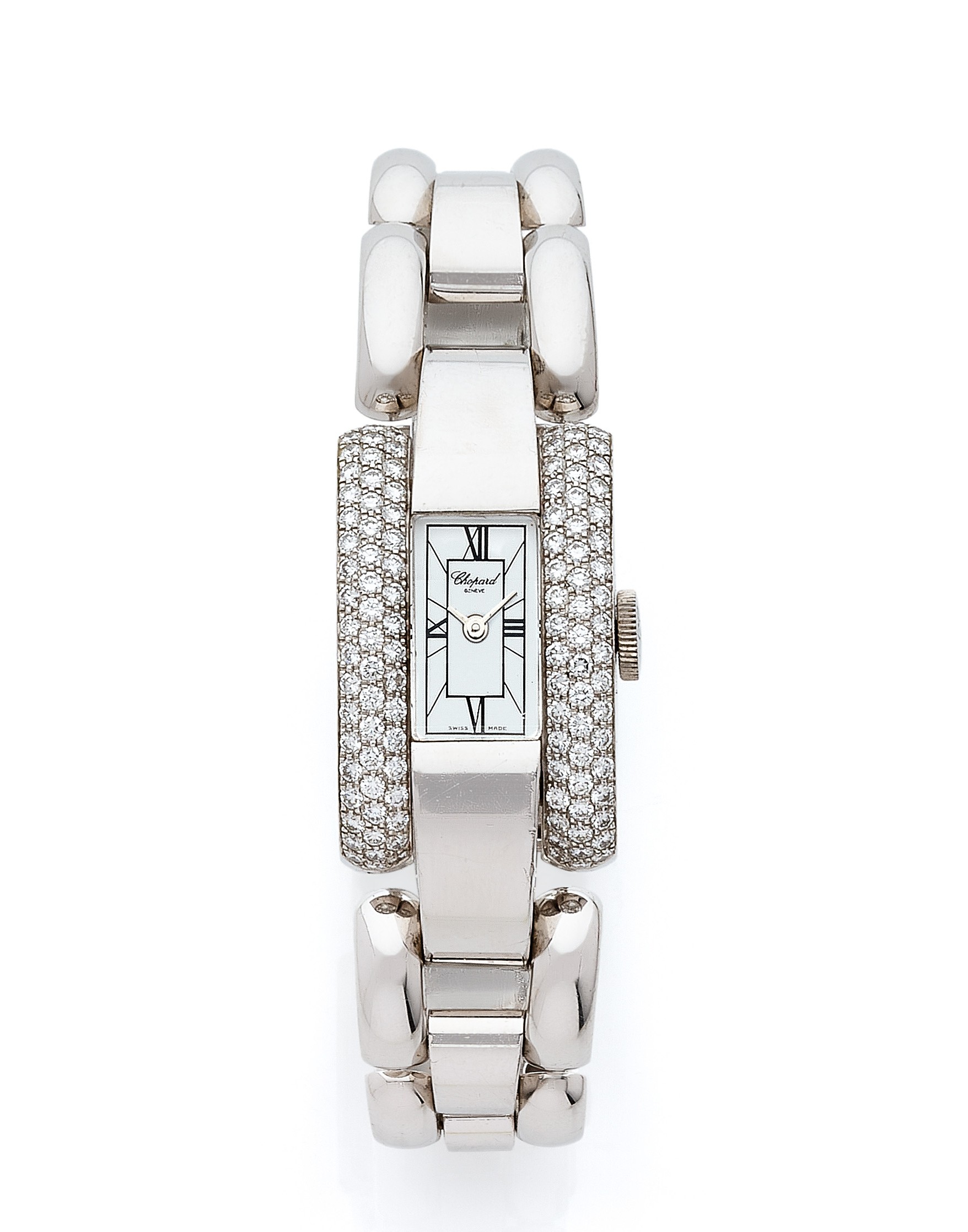 Chopard La Strada 8357 Small seconds White Dial Quartz Ladies Watch_949742 CHOPARD WATCH LA STRADA 8357 GENUINE DIAMOND WHITE SMALL  main image 2