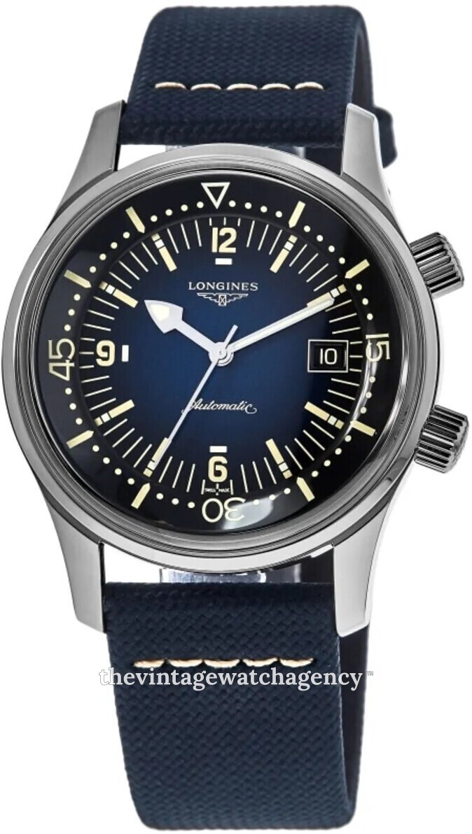 Longines Lungomare L3.632.4 Stainless steel Black | Dealer