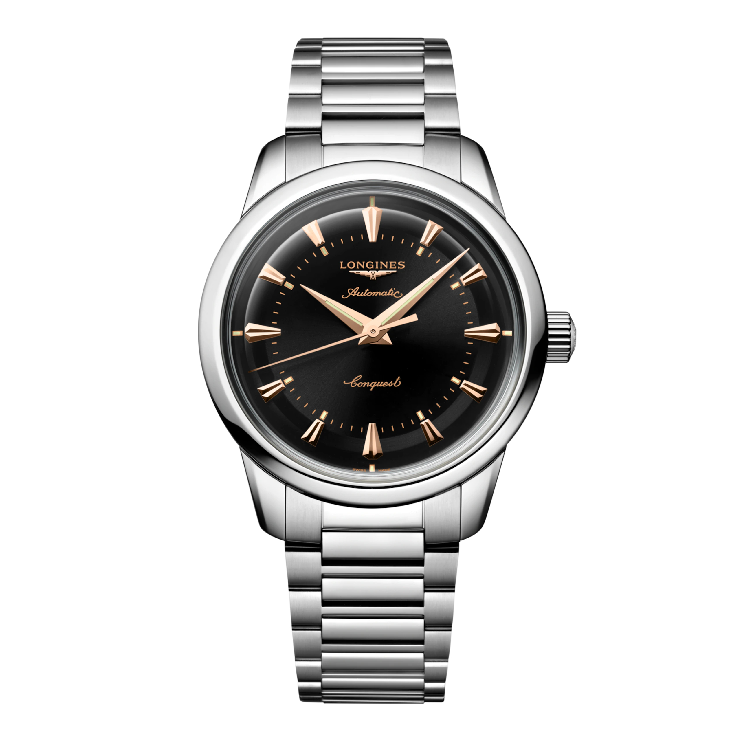 Longines Column-Wheel Chronograph L2.749.4 Stainless steel Silver 
