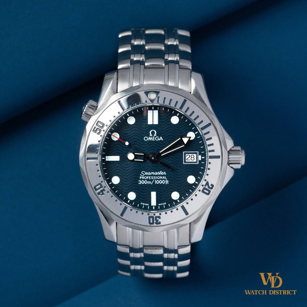 OMEGA Seamaster300M Watches 2562.80 cal.1538 NavyDial Stainless Steel Quar... Omega Seamaster Professional 300m 2562.80 Automatic SS Navy  main image 2