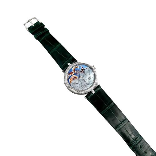 Van Cleef&Arpels 腕時計 Van Cleef & Arpels The Poetry Of Time HH25827 White gold Blue and
