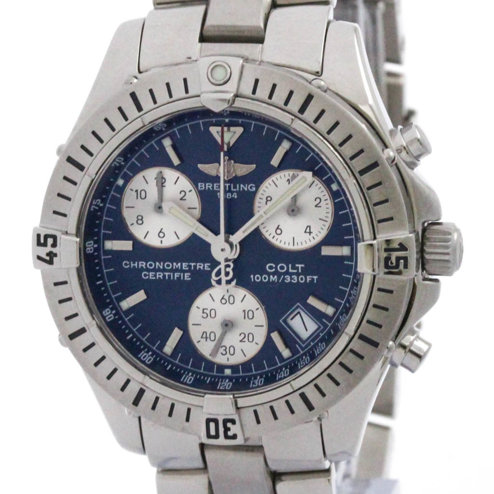 Breitling Colt A73350 Stainless steel Blue 2004 | Dealer | EveryWatch