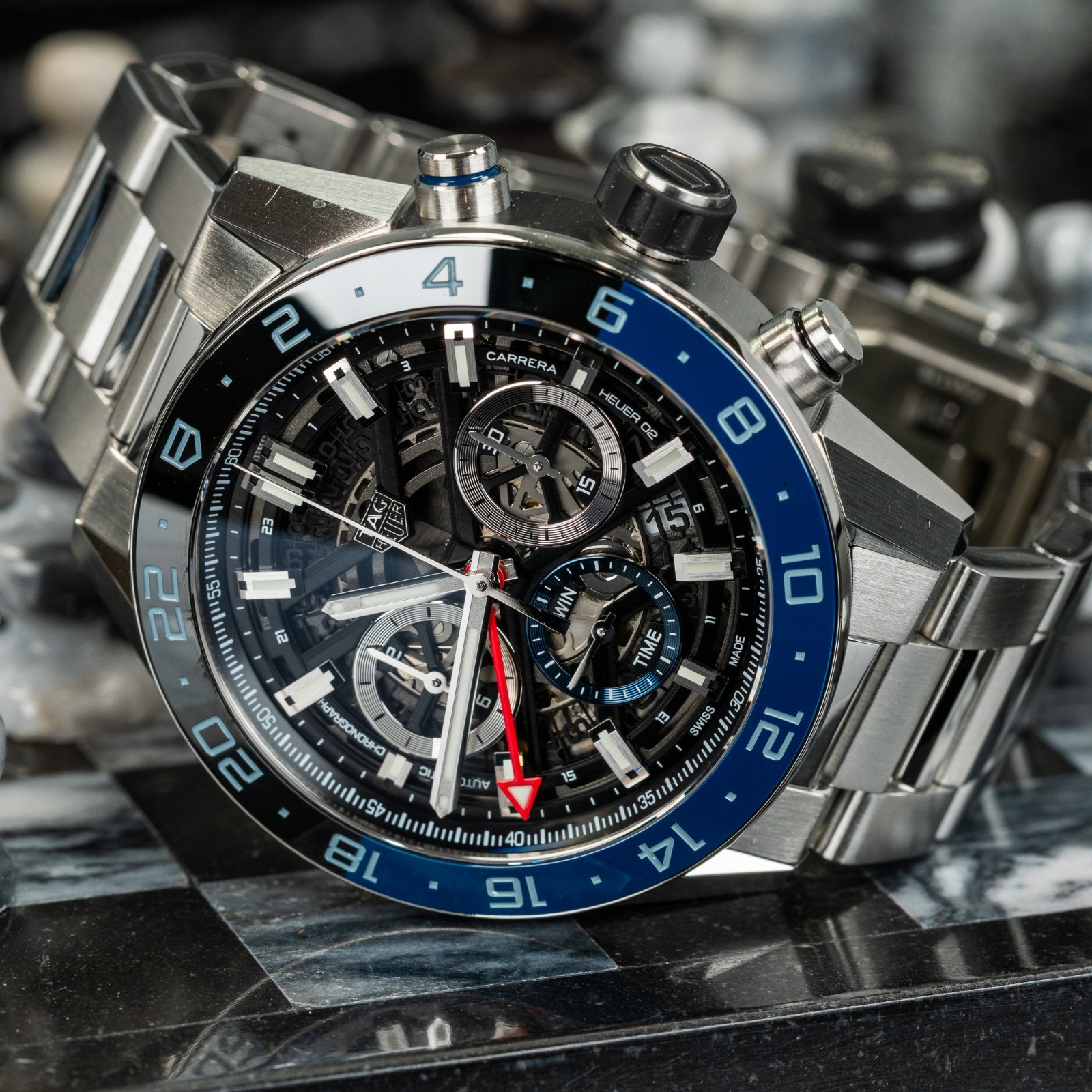 TAG Heuer Carrera CBG2A1Z.BA0658 Stainless steel Skeletonized 2020
