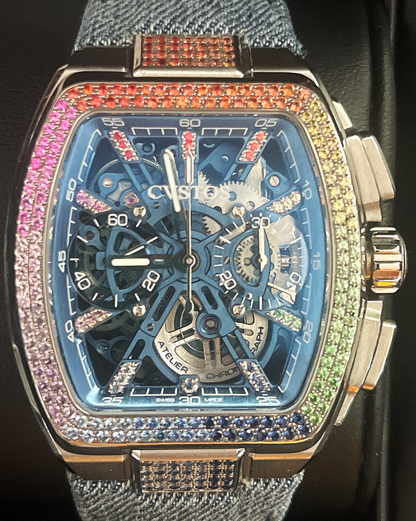 Cvstos F00103.4287001 Sapphire crystal Skeletonized United States